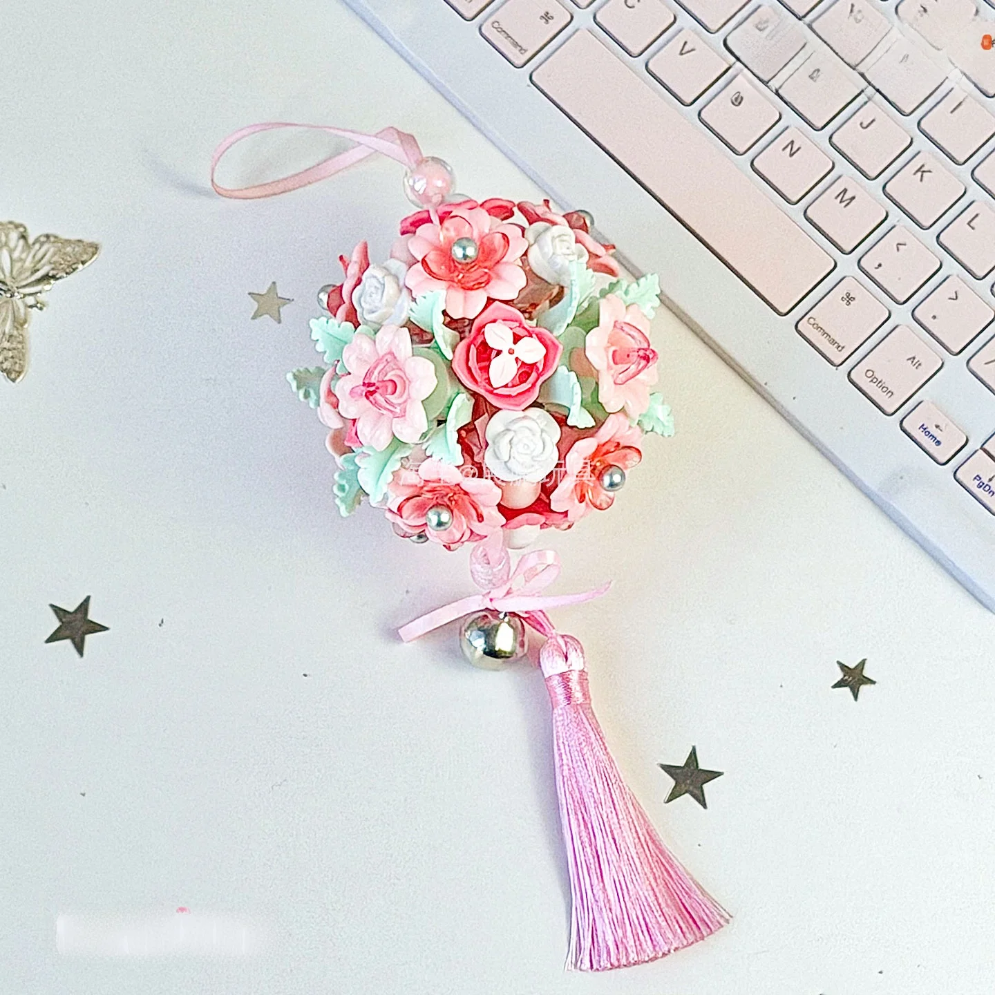 

2026 New IBlo DIY Handmade Sakura Blossom Wind Chimes Healing High Aesthetic Building Blos Gift for Girls Festive Toys