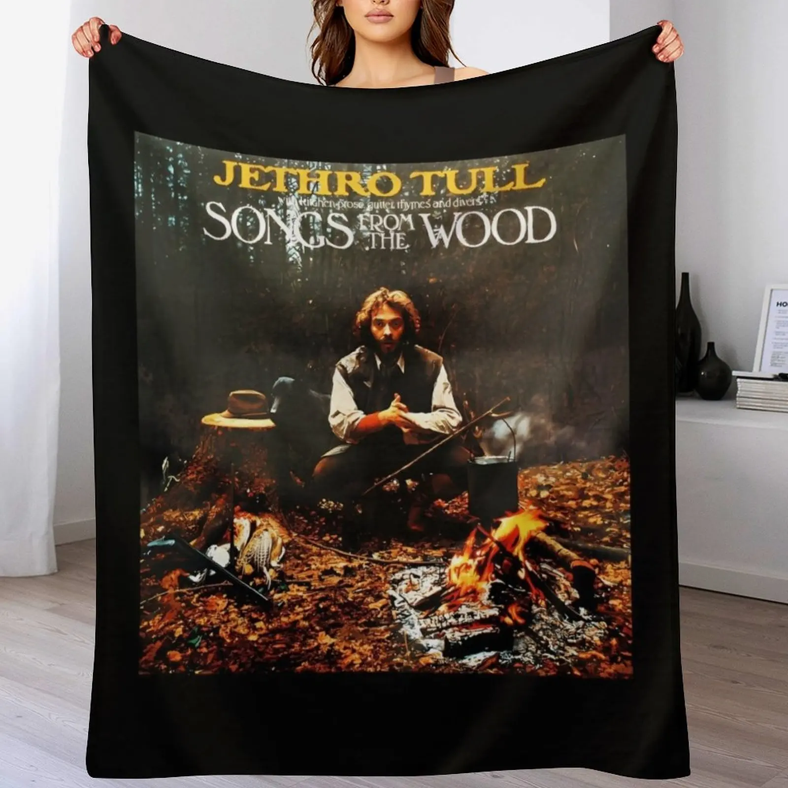 

JETHRO TULL Throw Blanket Lightweight Warm Blanket for Indoor Outdoor Use