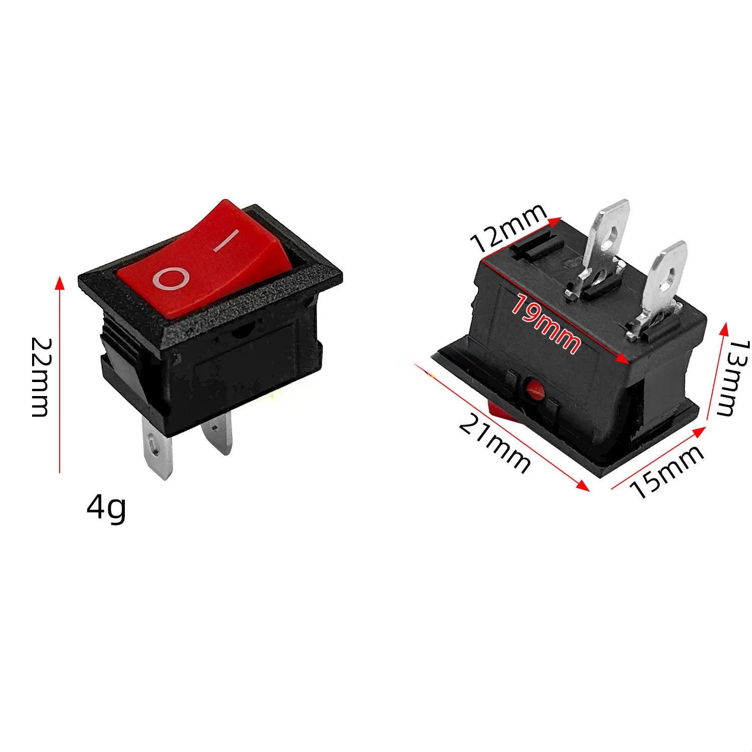 High Performance Electrical Switch As Picture Power Control 0.1 Contact Resistance IP68 Waterproof Rating 10,000 Cycle Lifespan