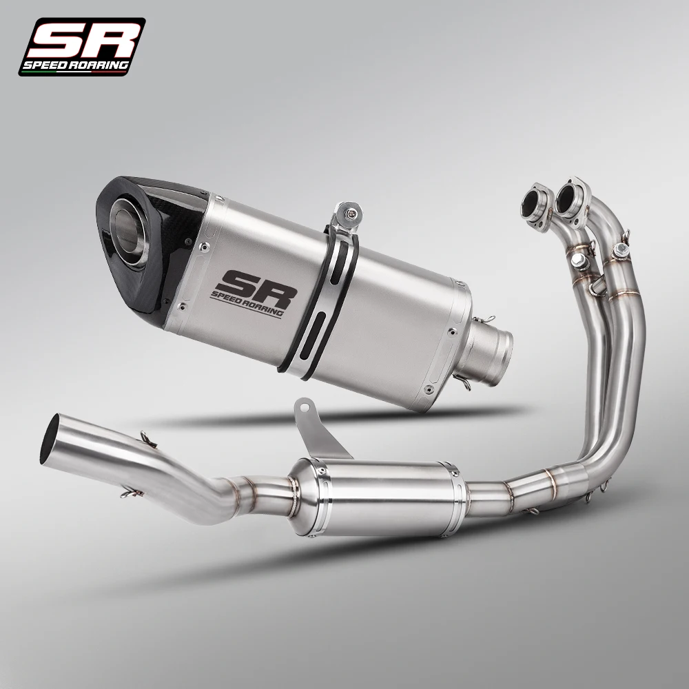 For RS660 2021-2026 Motorcycle Modified Exhaust Header Front Link Pipe Performance Escape Manifold System