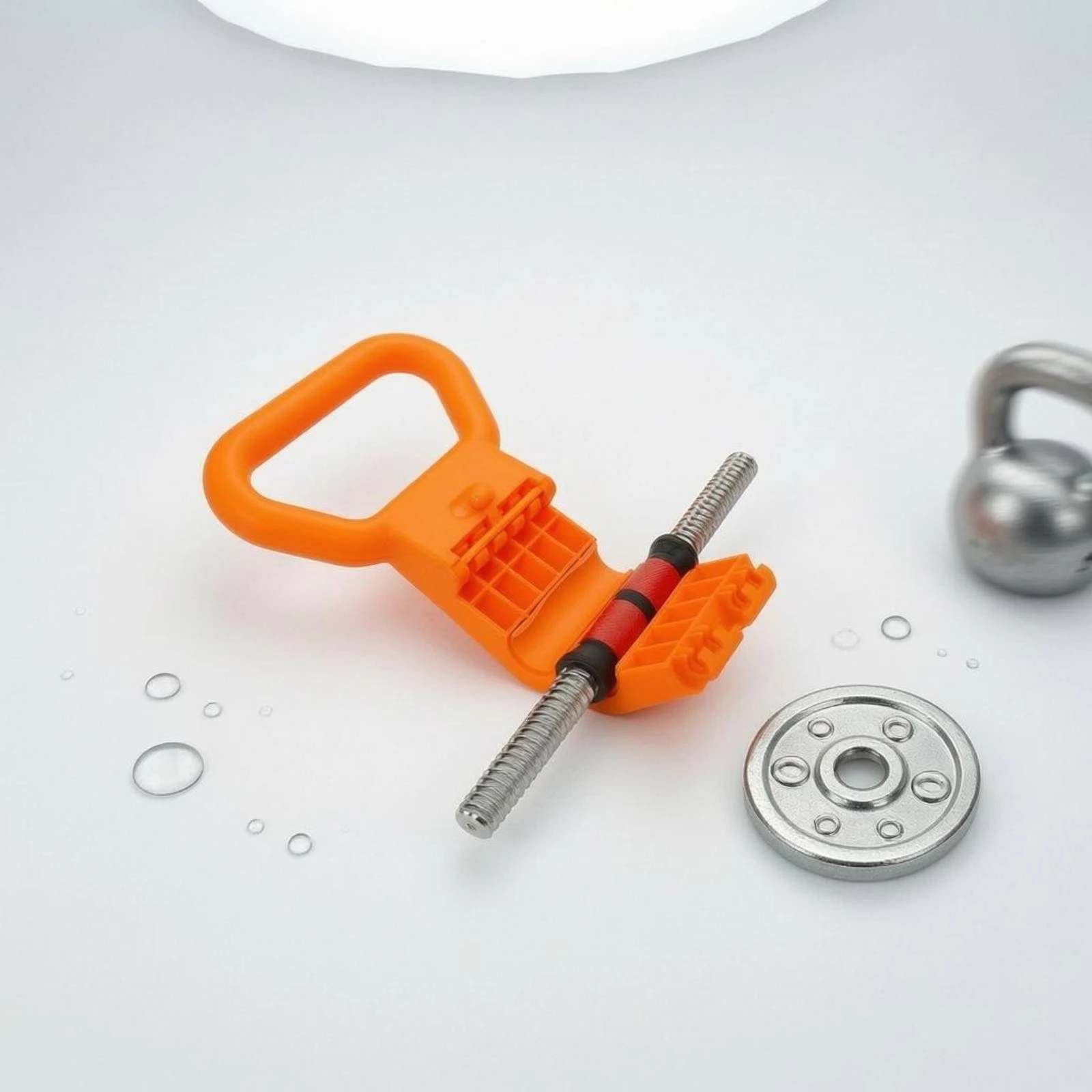 Dumbbell Handle Clamp Hinged Locking Weight Plate Clamp Screw Lock Dumbbell Collar Ergonomic Twist Lock Collar Plastic