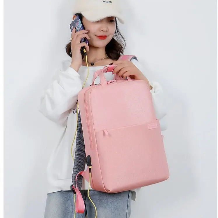 

Portable dual-purpose women's backpack business commuter multi-function 15-inch computer backpack student schoolbag