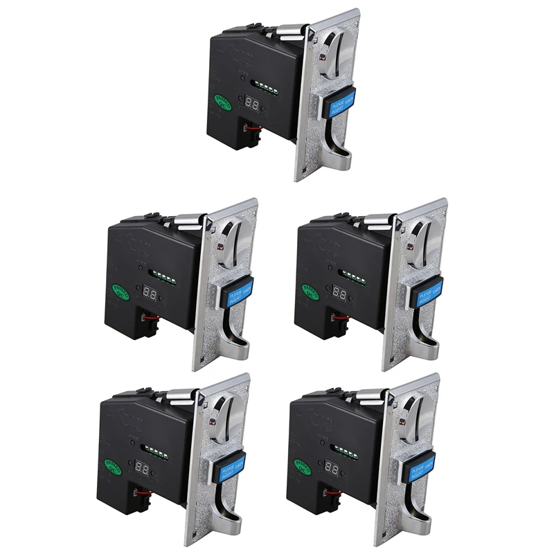 5X Multi Coin Acceptor Selector For Mechanism Vending Machine Mech Arcade Game