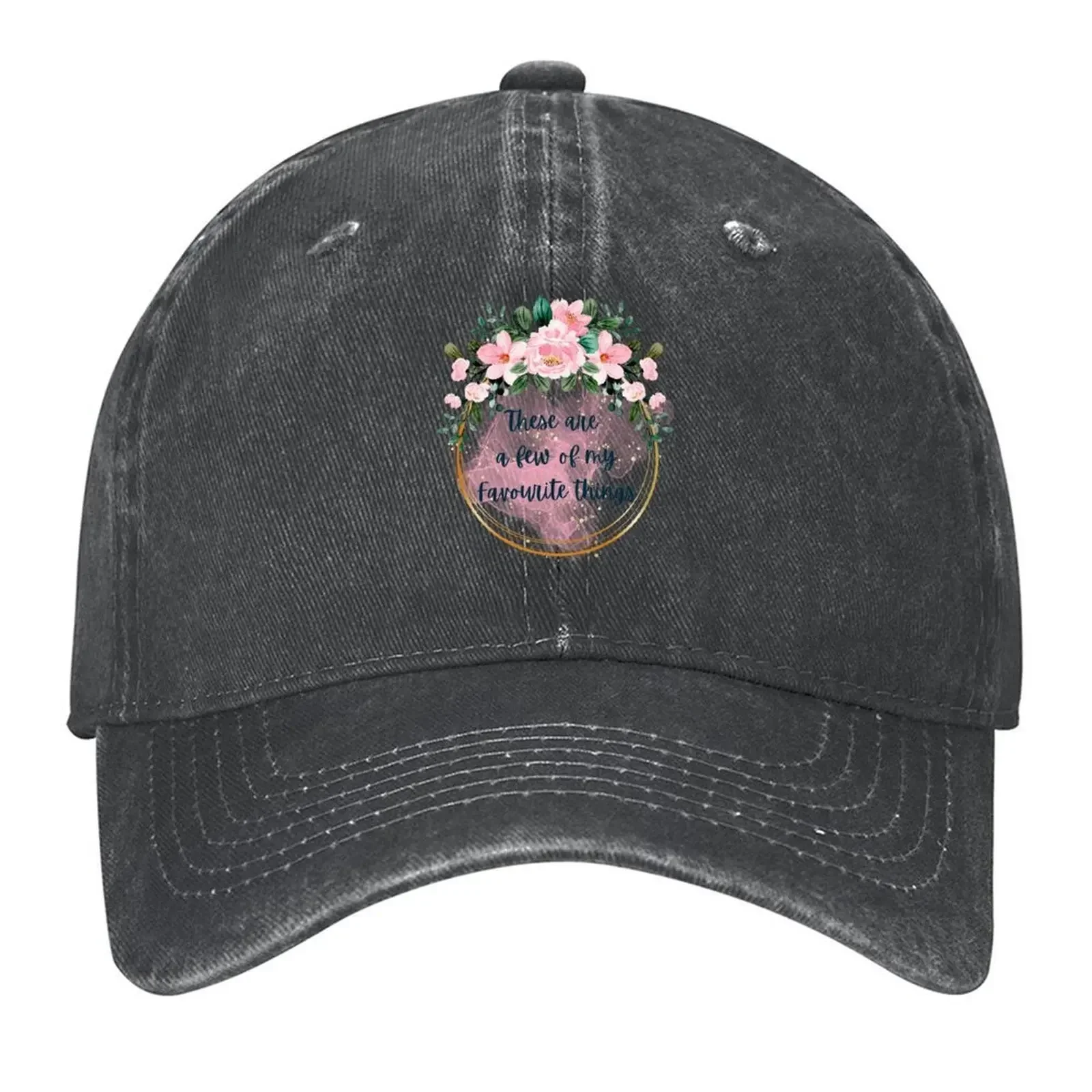 New These are a few of my favourite things-The sound of music Baseball Cap Sunhat |-F-| black Men's Hats Women's