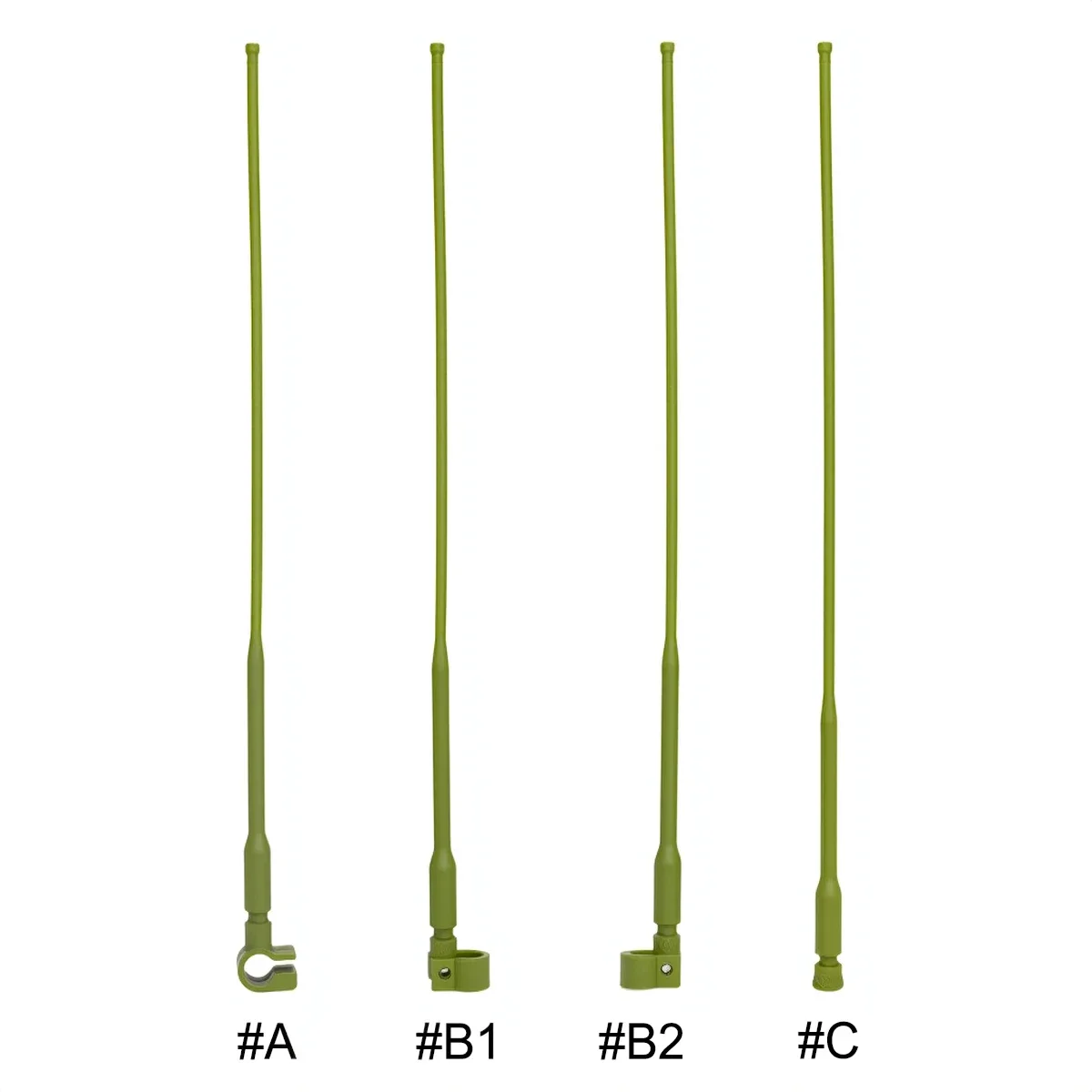 4Pcs Nylon Dekoration Antenne Simulation Signal Pol Zubehör 1/8 1/10 RC Crawler Auto TRX4 TRX6 SCX10 D90 D110 TF2 RGT Tamiya