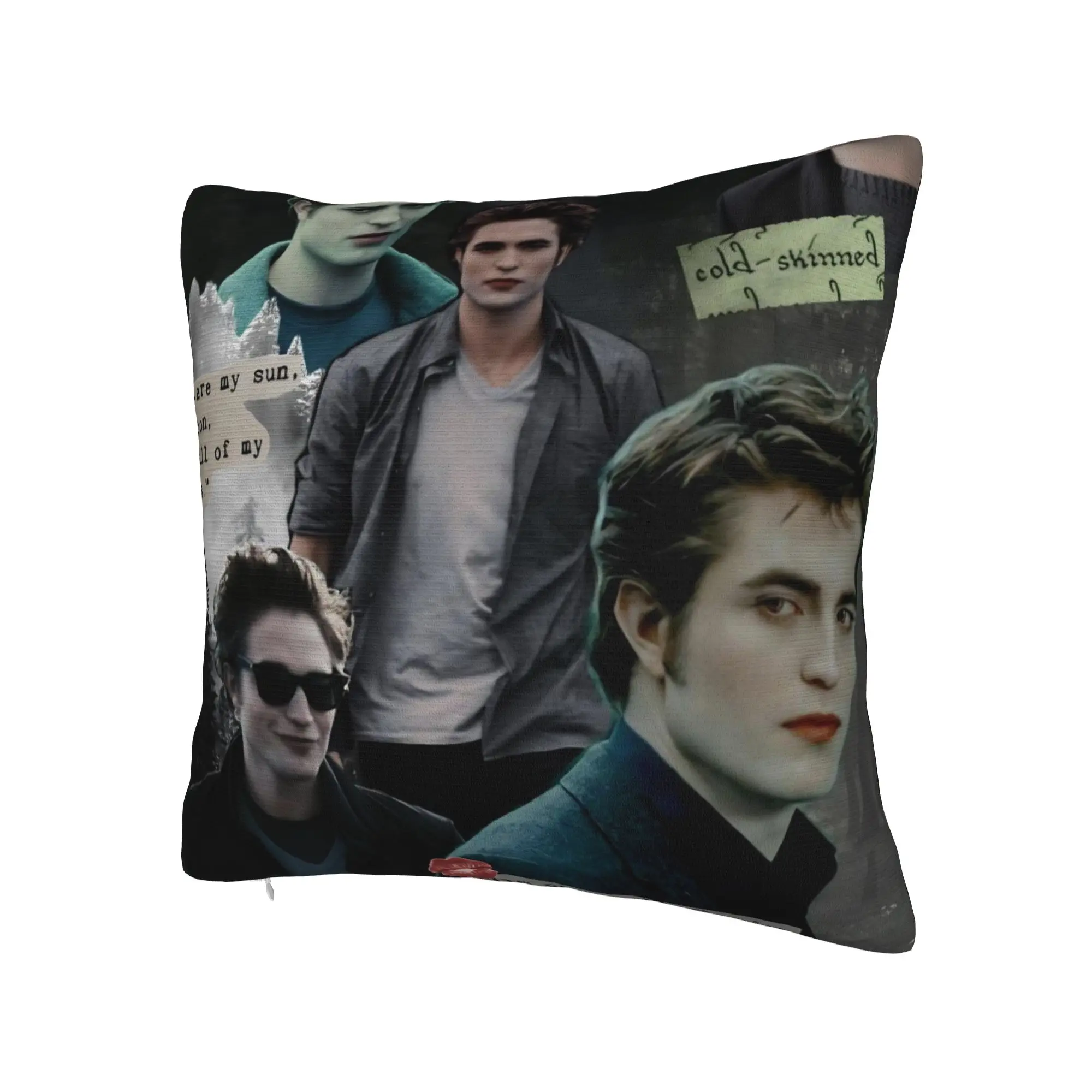 Decorative Pillowcases Edwards Cullen  Accessories Home  Throw Pillow Case Cover Zippered Multiple Sizes