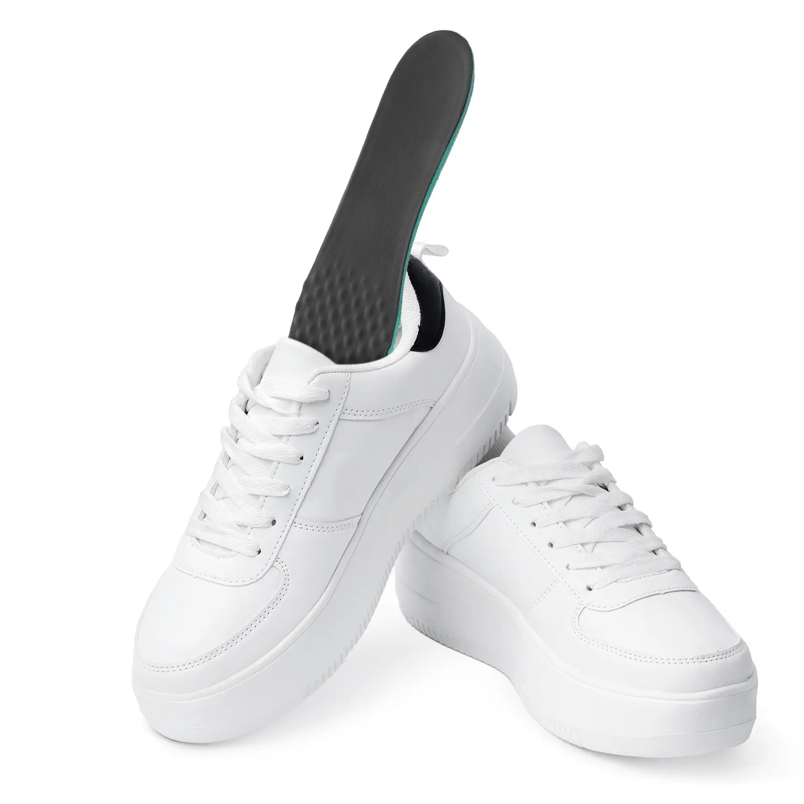 

1 пара дышащих стельок для обуви, легкие амортизирующие вкладыши, нескользящие, для бега, походов, работы, сменные, удобные стельки для ног