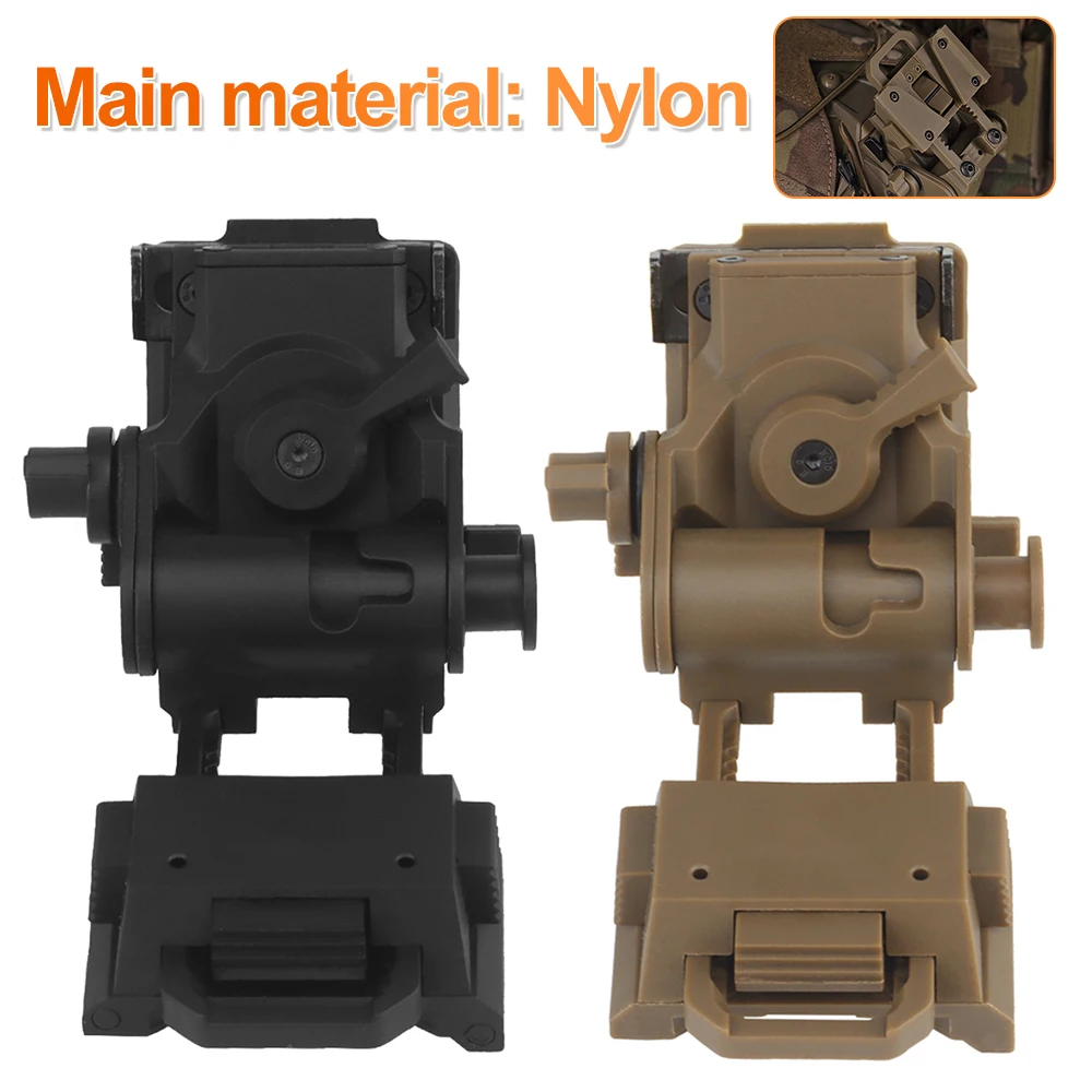 Metal L4 G24 L4G24 NVG Wilcox Mount Bracket Holder For PVS15 PVS18 GPNVG18 Goggle Night Vision Stent Skip Fast OPS Helmet Parts