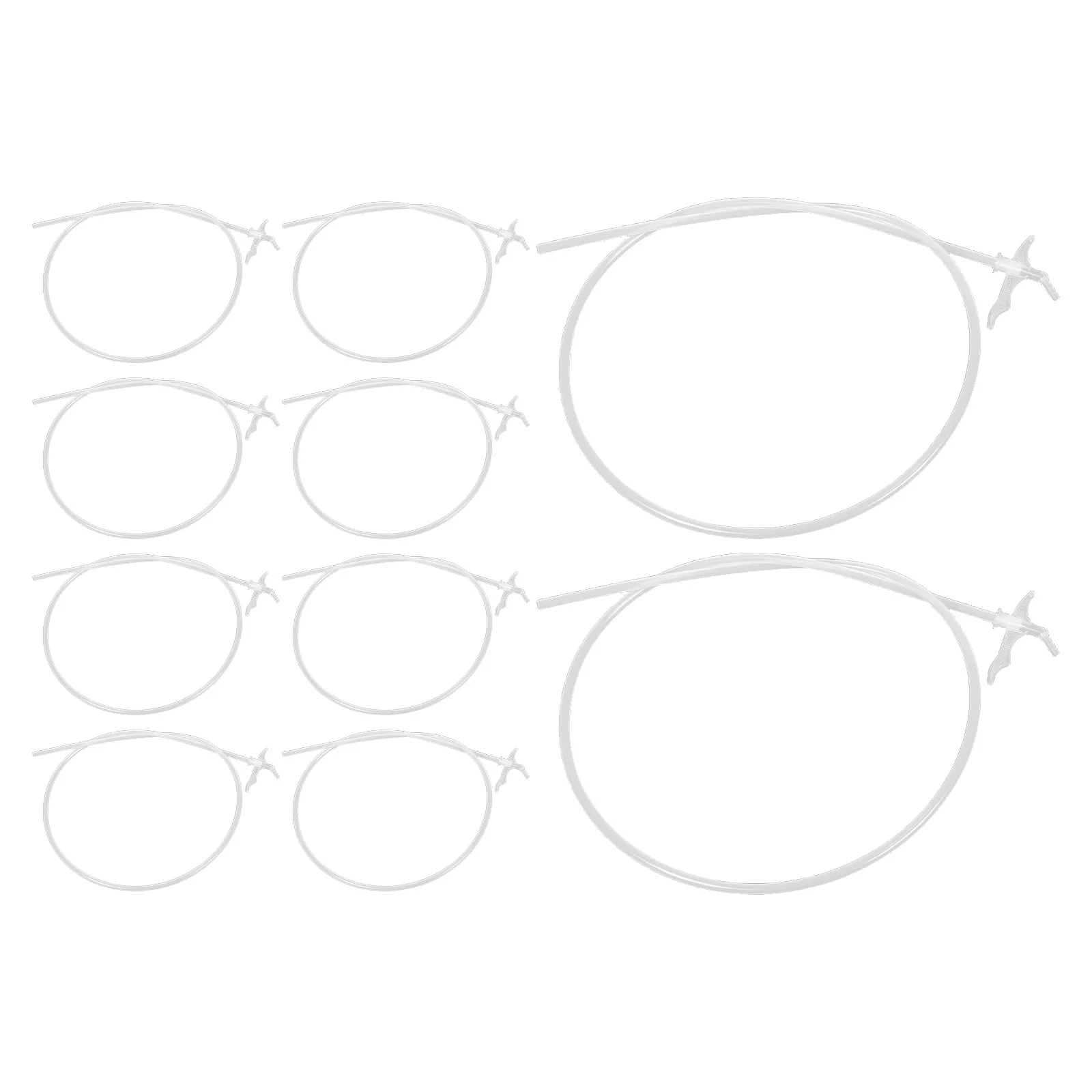 

10Sets Foam Sealant Tube Extension Spray Foam Nozzle Plastic Caulking Hose Replacement Grout Applicator Tool for DIY Renovation