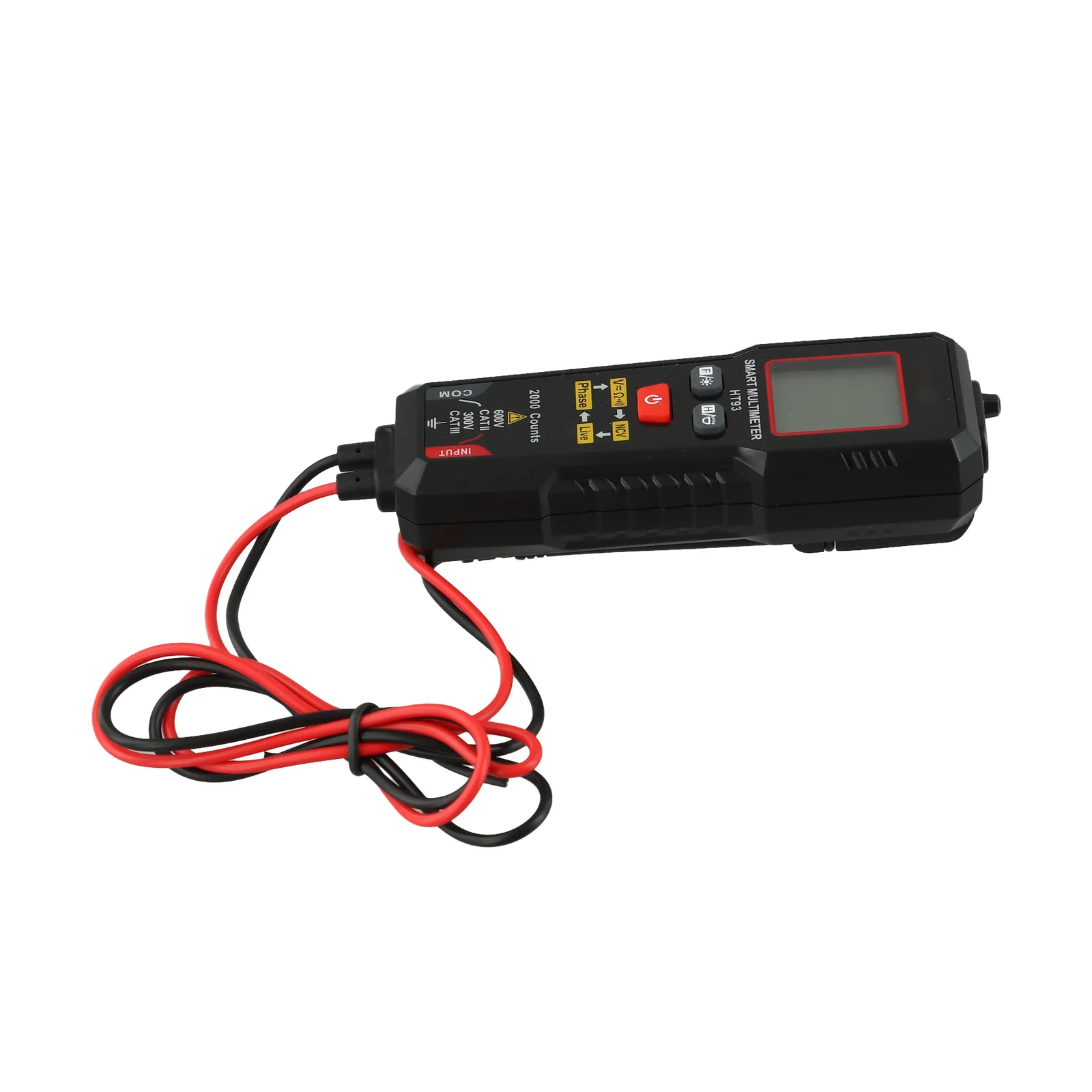 

AC Voltage 2.000V 20.00V 200.0V 600V Smart Multimeter High-Resolution LCD LED Flashlight Phase Test Work Light