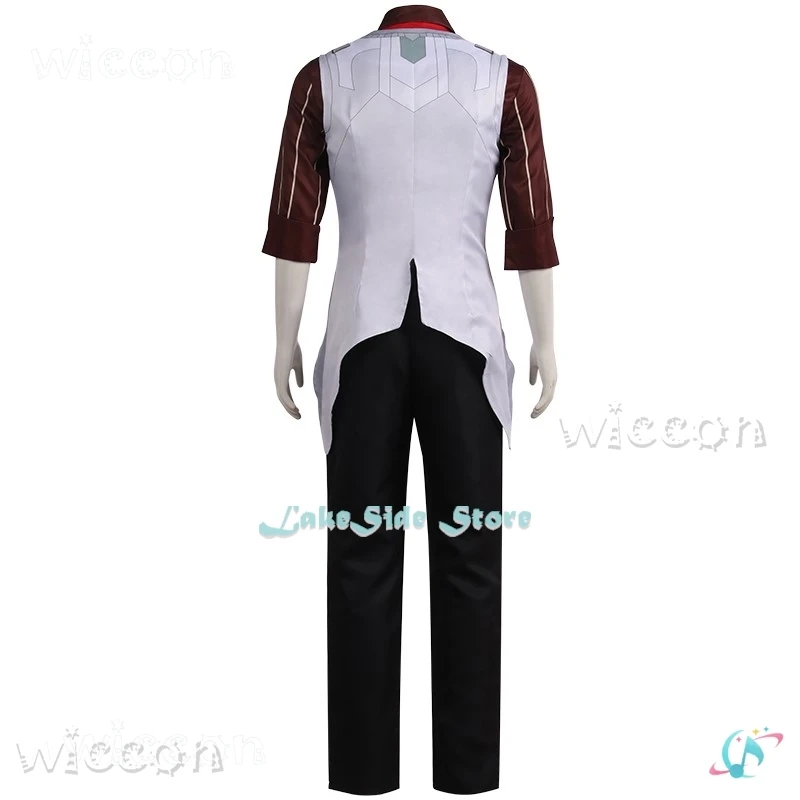 Viktor Arcane Cosplay Costume Anime LOL Shirt Vest Pants Wig Victor Outfits Mens Suit Halloween Carnival Party Disguise Clothes