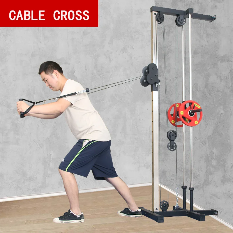 Wholesale Cable Machine Heavy Duty Fitness Gym Exercise Equipment Home Use Fitness Machine Home Wall Mount Cable Carton Unisex