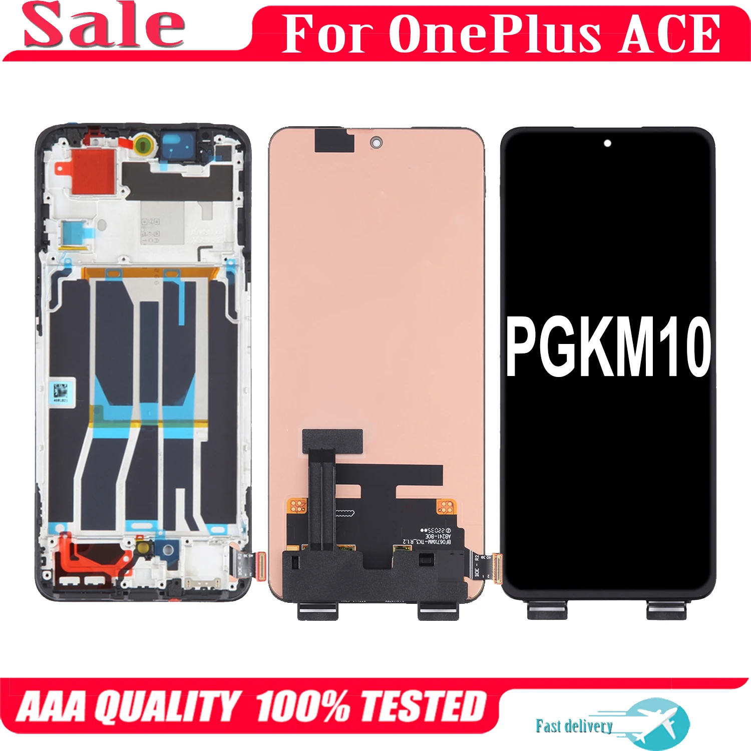 For Oneplus ACE PGKM10 LCD Display Touch Screen Digitizer Assembly For One Plus ACE LCD Replacement