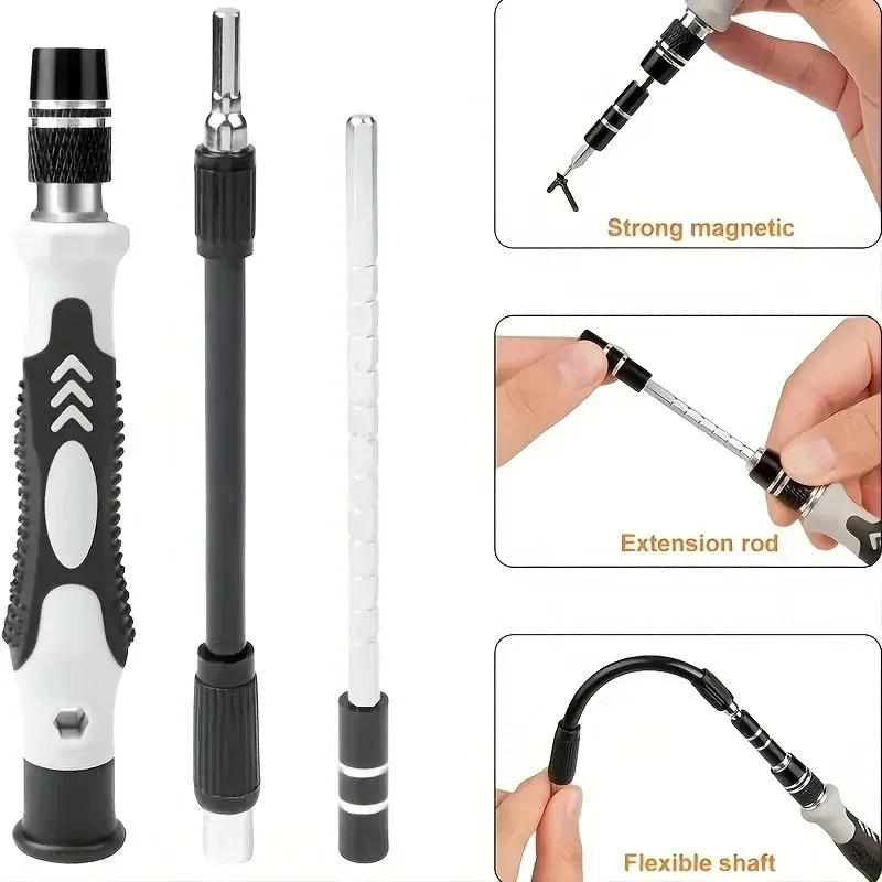 115 in 1 Multifunctional Precision Magnetic Screwdriver Set Computer PC Mobile Phone Equipment Repair Screwdrive Kit Hand Tools