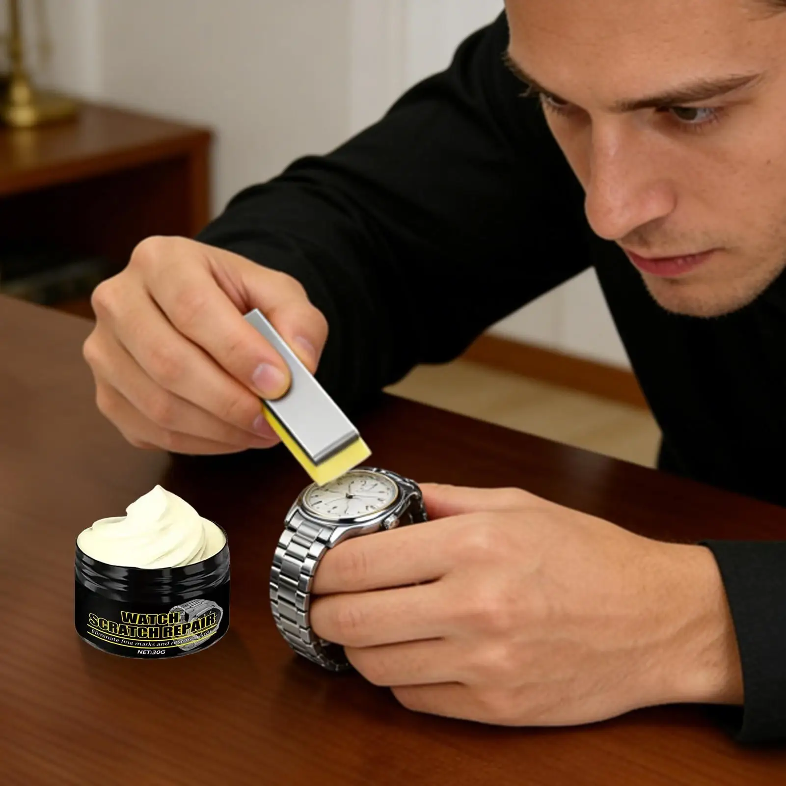 Watch Scratch Removal Paste 30g Professional Cleaner Watch Scratch Repair Poli sh For Care Renewal Cleaning Stainless Steel