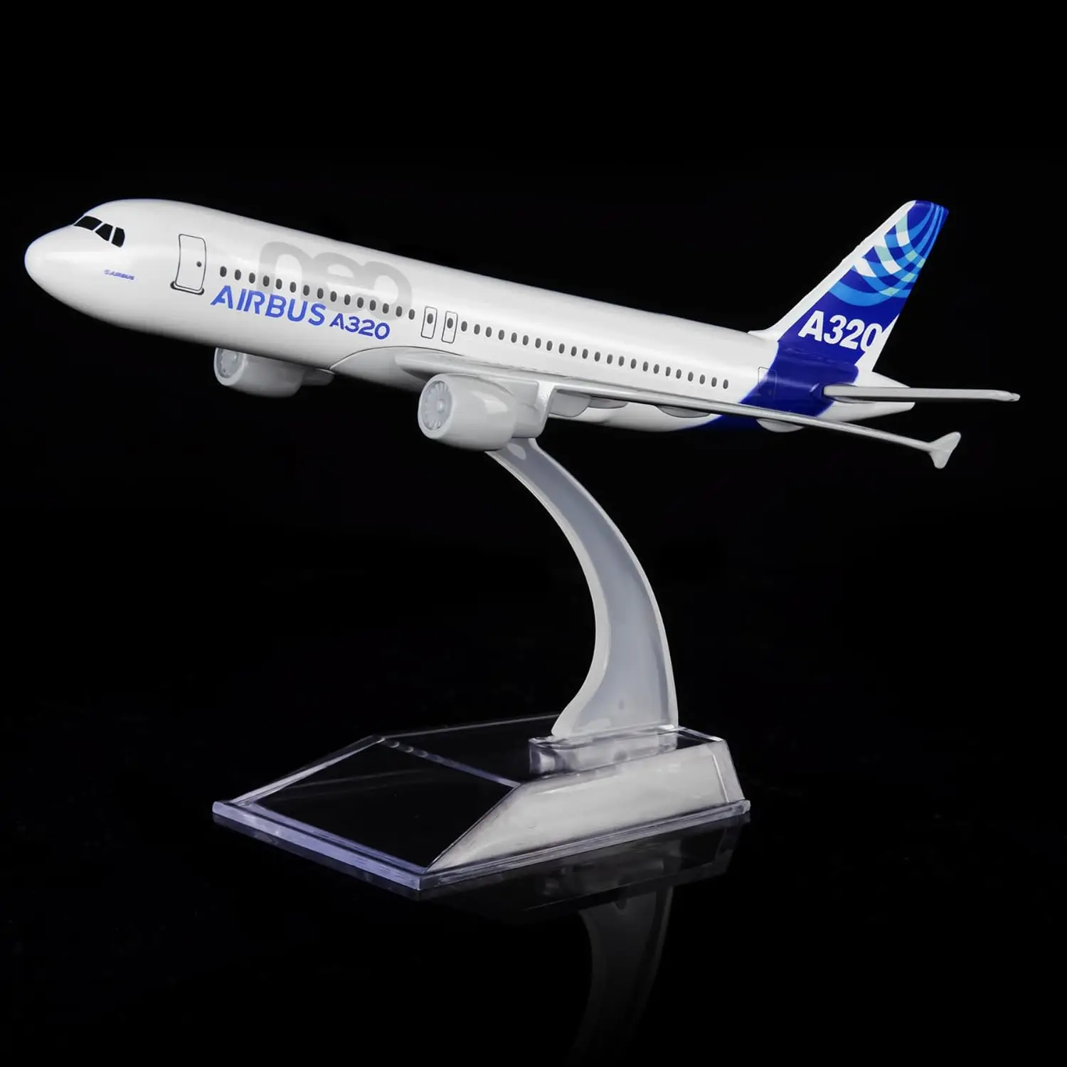 

16cm Toy Airplane Model prototype A320 Diecast Metal Airplane Model Kits with Stand for Collections and Displays or Boys Gift