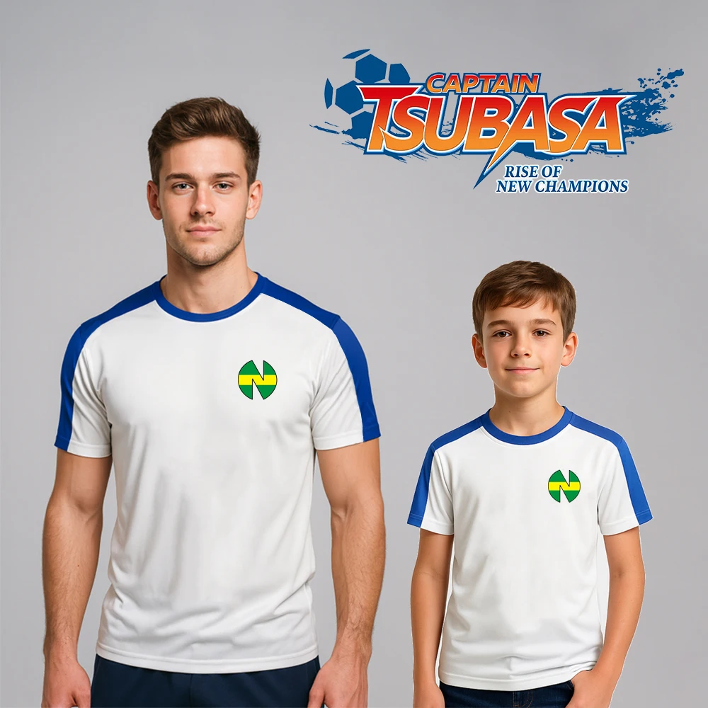 

Japanese Anime Oliver Atom T-shirt Tsubasa Ozora Jersey For Unisex Youth Cosplay Customized Breathable Football Training Uniform