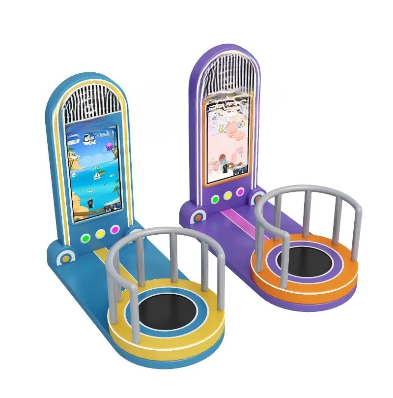 43-Inch all-in-one screen with soft bag, motion-sensing interactive games, trampoline park