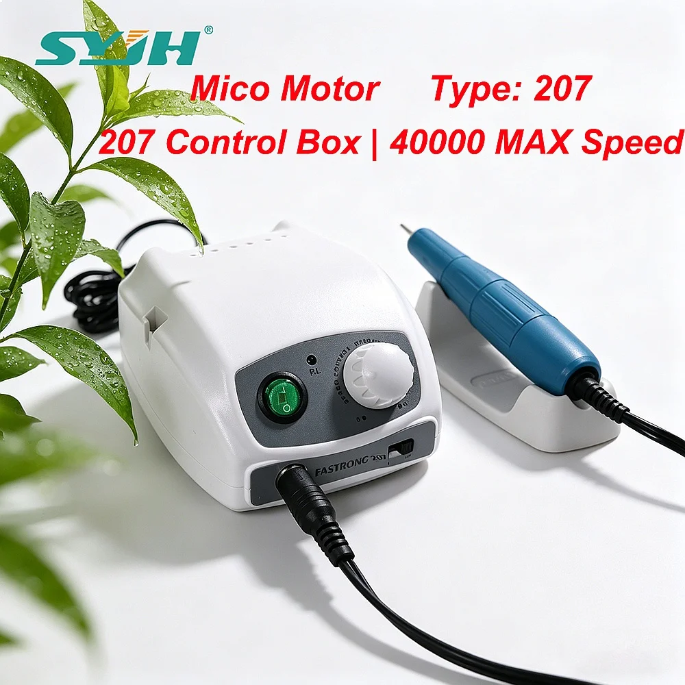 Dentals Micro Motor 207 Control Box 40000RPM 103/106/107 Handpiece Lab Denture Equipment