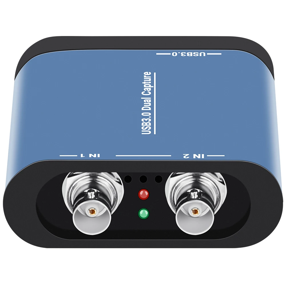 2 チャンネル SDI 1080P60 ビデオ キャプチャ カード SDI から USB 3.0 ビデオ ドングル ゲーム ライブ ストリーミング ブロードキャスト