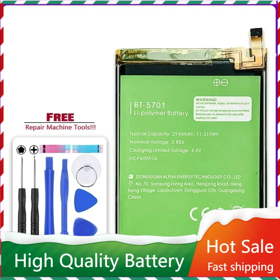 2940mAh BT-5701 Replacement Battery  for LEAGOO S8 S 8  Mobile Phone Portable Batteries Warranty + Track Code