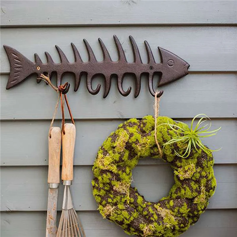 Hanger, Herringbone Hook Decorative Ornaments Industrial Style Retro Personality For Cafes For Bars 33.5 X 11Cm