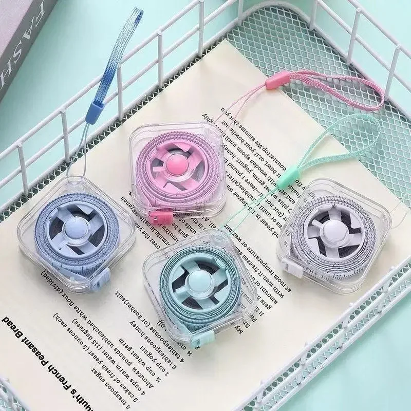 Kawaii Macaron Color Mini Tape Measure, Pocket Retractable Soft Measuring Ruler, Cute Stationery Gift For Students Sewing Craft