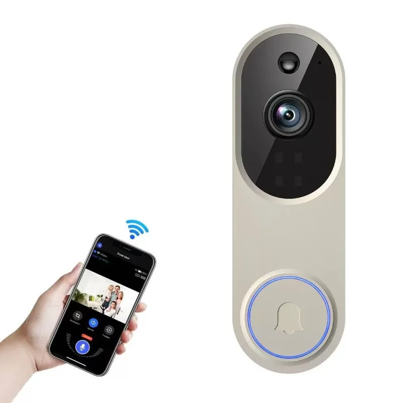 Video doorbell high definition camera WIFI intelligent high definition night doorbell remote electronic camera