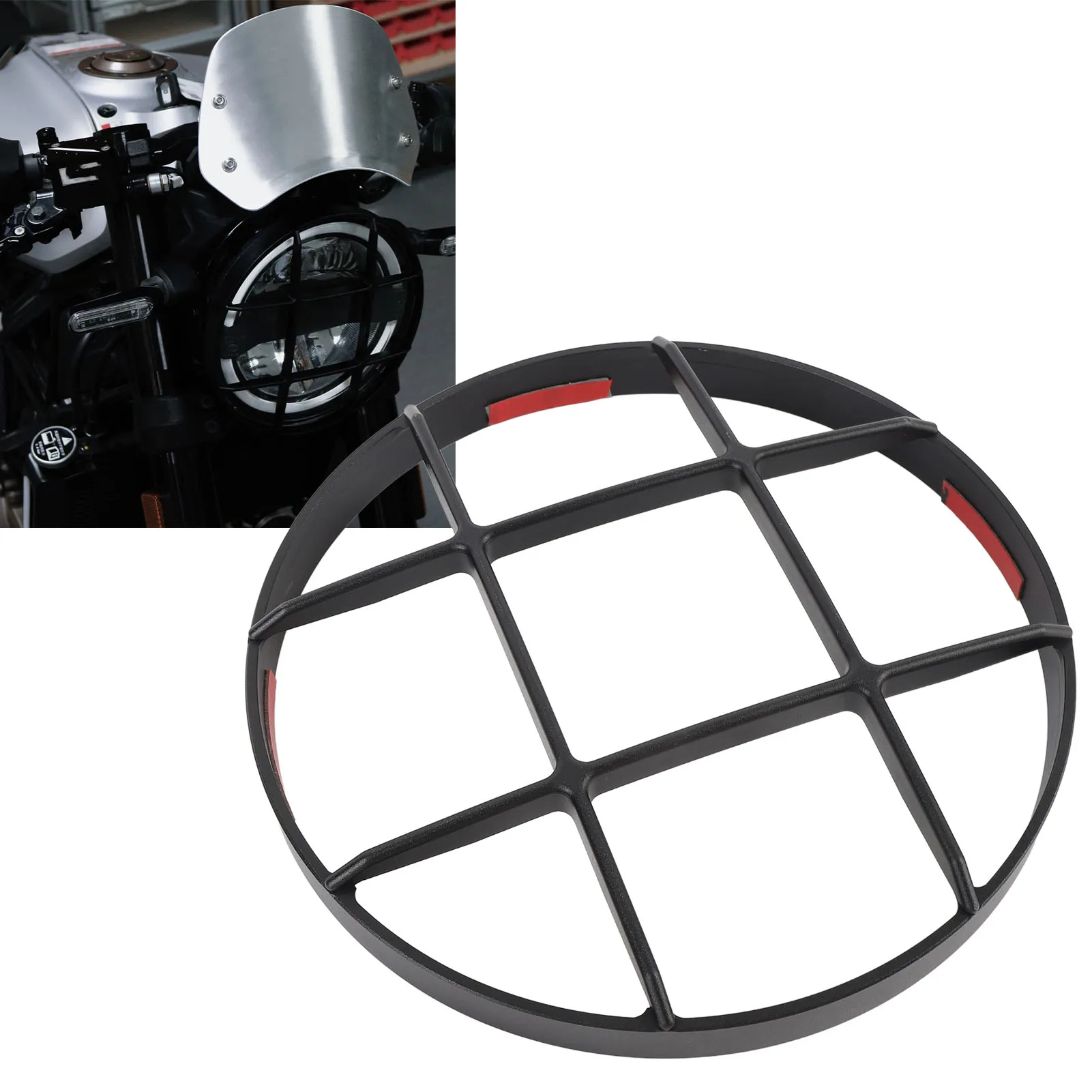 

Защитная пленка для фар мотоцикла, ударопрочная T6063, крышка для гриля из алюминиевого сплава для 401 250 125 2019-2023 Bl