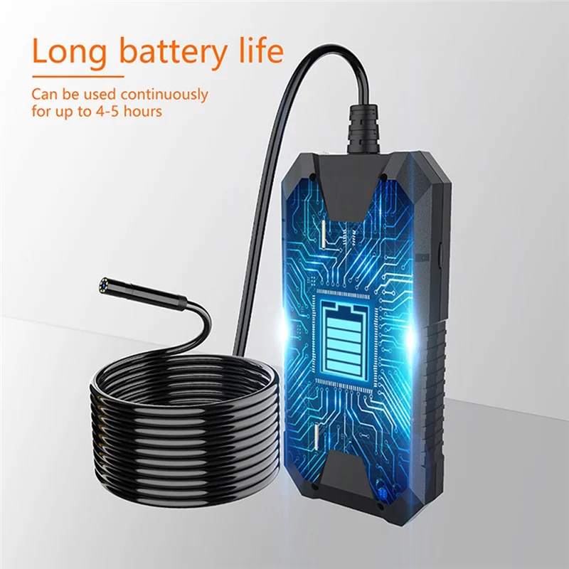 AB66-Endoscopio industriale 1080P Telecamera per ispezione periscopio digitale HD da 4,3 pollici IP67 Telecamera impermeabile 3 metri