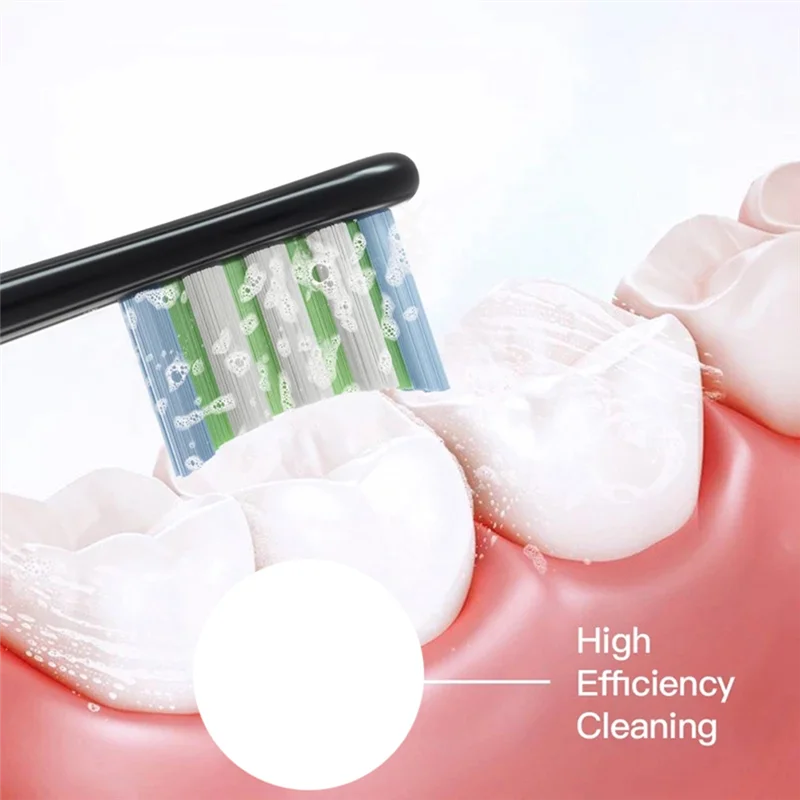 A006-10PCS Replacement Brush Heads For Oclean Flow/X/ X PRO/F1/ One/ Air 2 Electric Toothbrush Brush Heads C