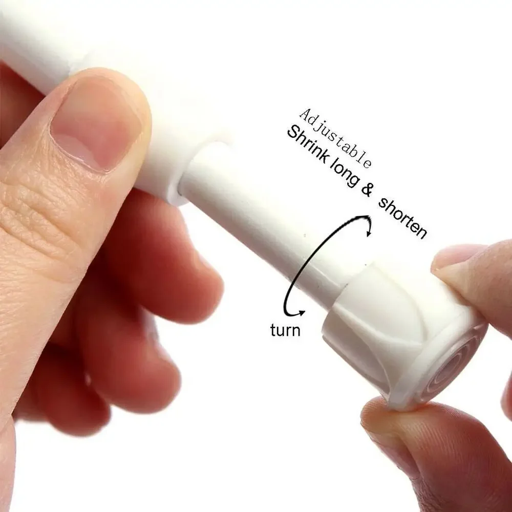 18-110 سنتيمتر متعددة الوظائف الربيع تحميل للتمديد قضيب قابل للتعديل الستار قطب تليسكوبي المنزلية قضبان معلقة منتج الحمام