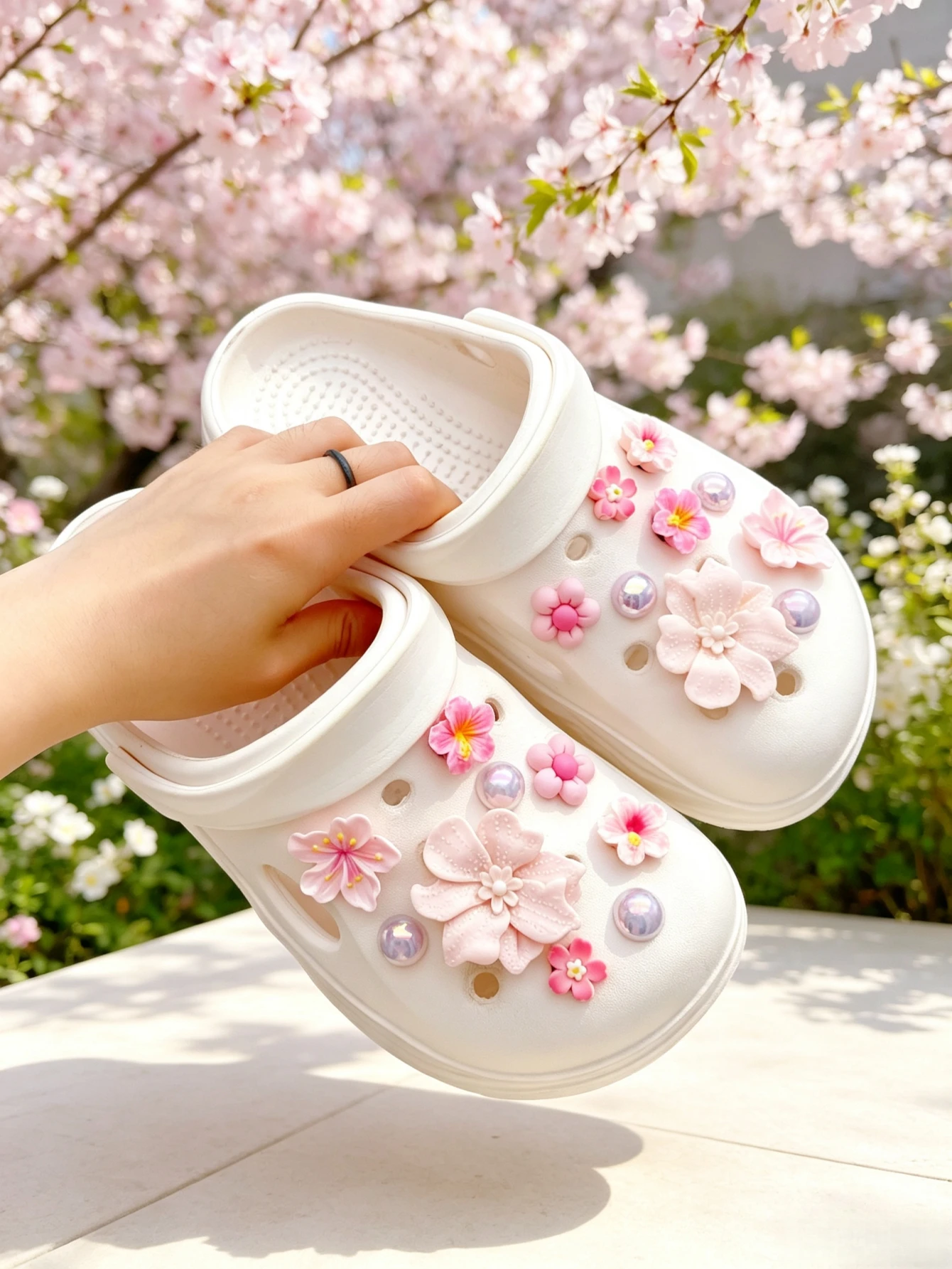 18-piece shoe decoration DIY casual shoe decoration - An interesting and versatile way to personalize your footwear