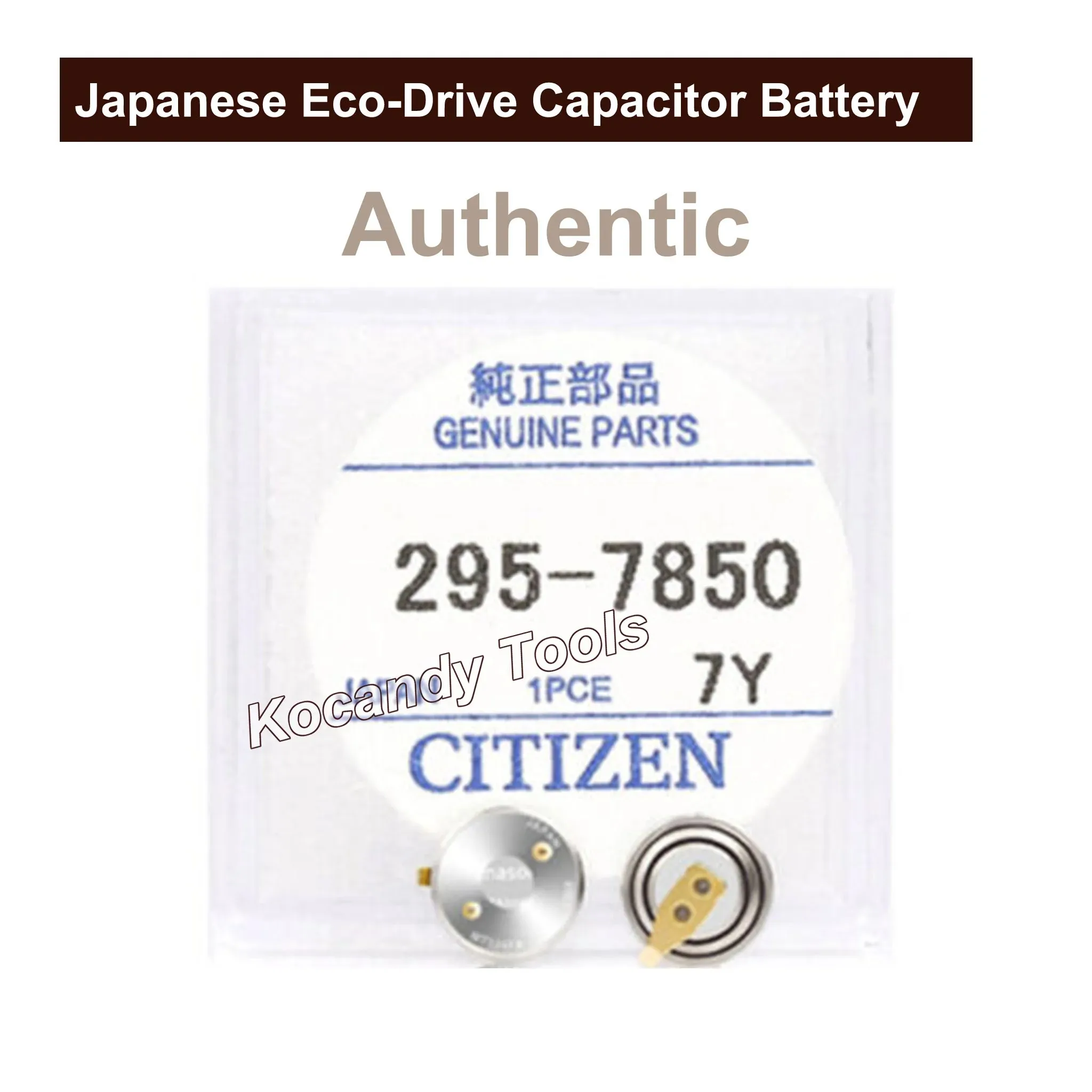Batería de condensador A + Panasonc 295,7850 para Citzen eco-drive G820M, pieza de reloj n ° 295-7850, acumulador de batería de reloj MT616