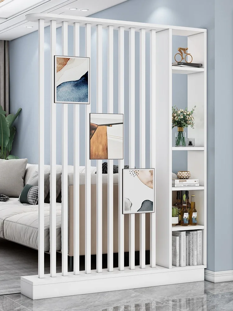 

Simple and modern new Chinese-style living room partition screen household rack