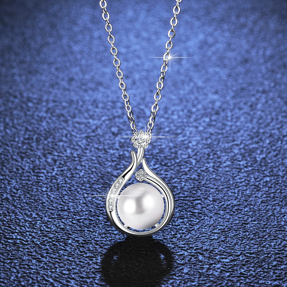 

Ожерелье из муассанита с инкрустацией золотом 18 карат для женщин, модная и классическая жемчужная платиновая цепочка PT950 с бриллиантами на ключицу