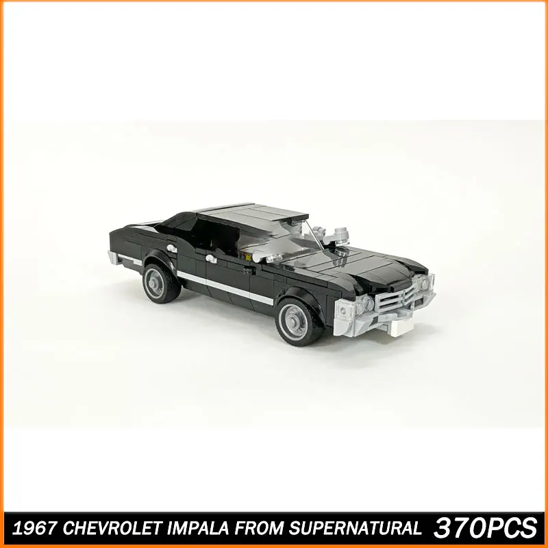 

MOC Super Car Series Transportation Series - New 1967 Chevrolet Impala Building Blocks - Best Collection/desktop ornaments/Gift