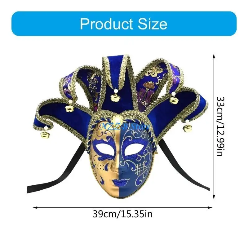 T21F Mardi Gras Mask Maskerade Mask Mask Venetians Mask Carnivals Mask Mask เครื่องแต่งกายฮาโลวีนสำหรับผู้ชายและผู้หญิง