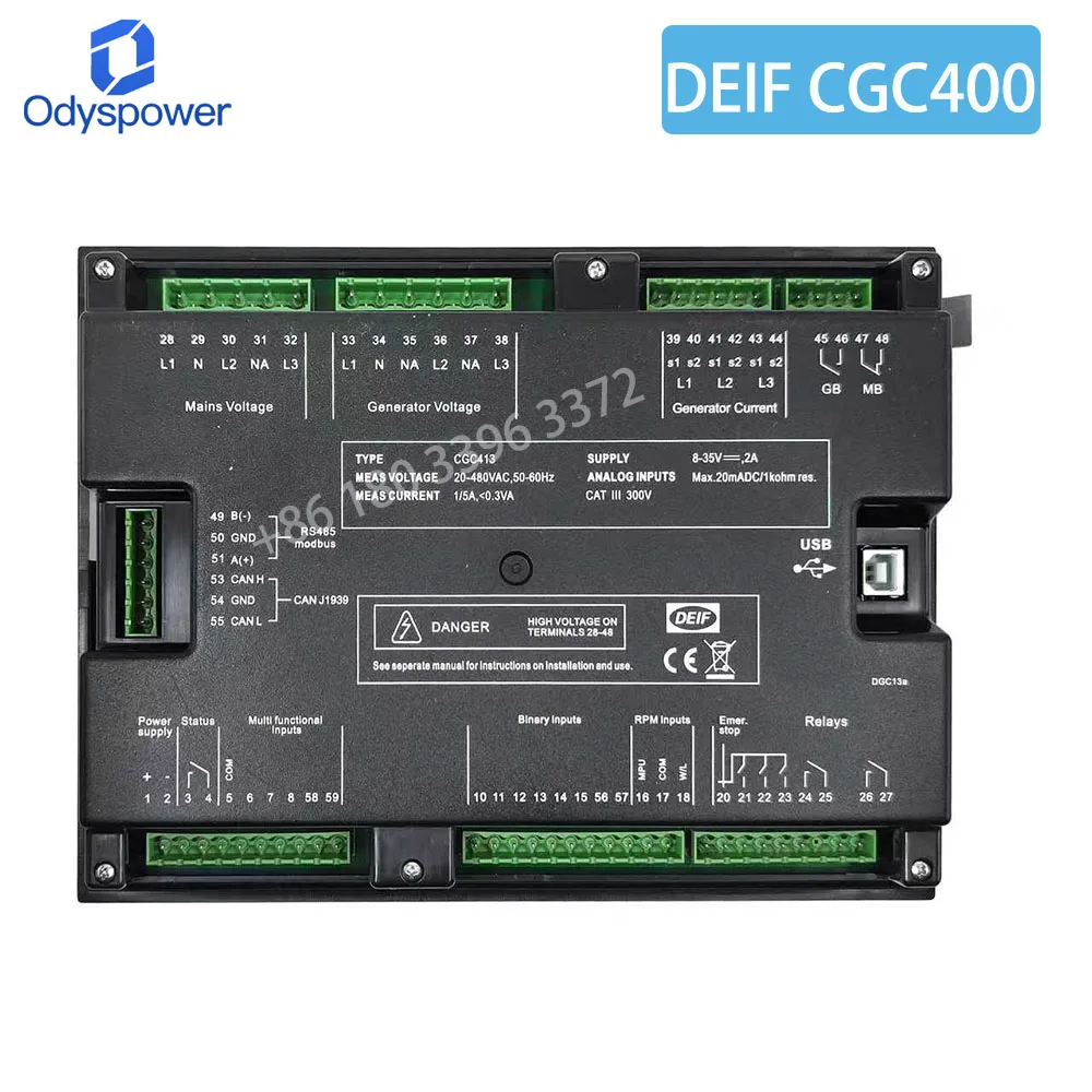 Xeon New CGC400 DEIF Compact Genset Controller AMF Generator Controller CGC400 Original