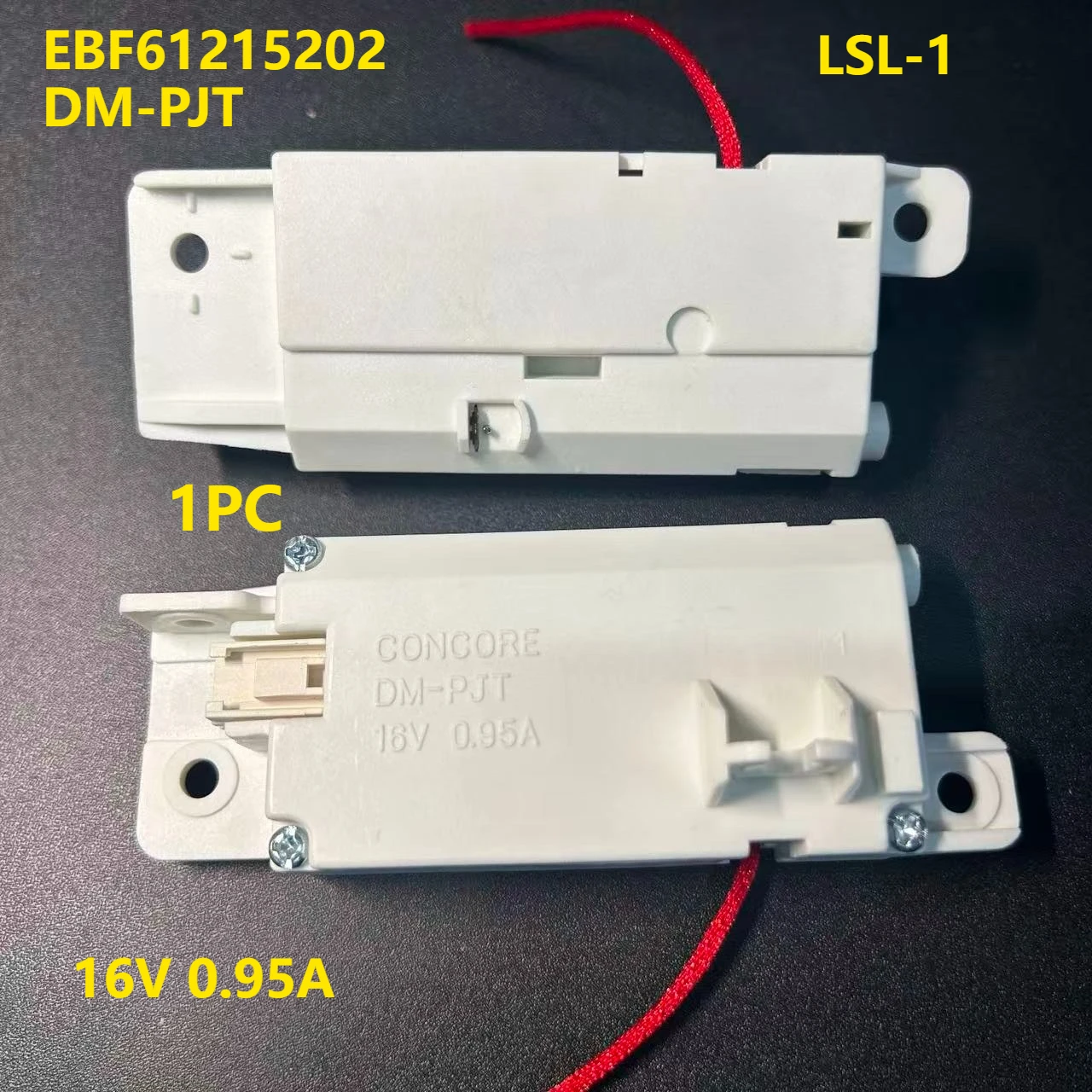 EBF61215202 DM-PJT 16V 0.95A Door Lock Switch T90SS5FDH suitable for 1g Automatic Washing Machine Spare Parts