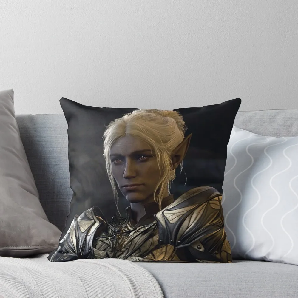 Minthara the Drow Elf Oathbreaker Paladin Adventurer first meeting Throw Pillow Pillowcase bed pillows pillow