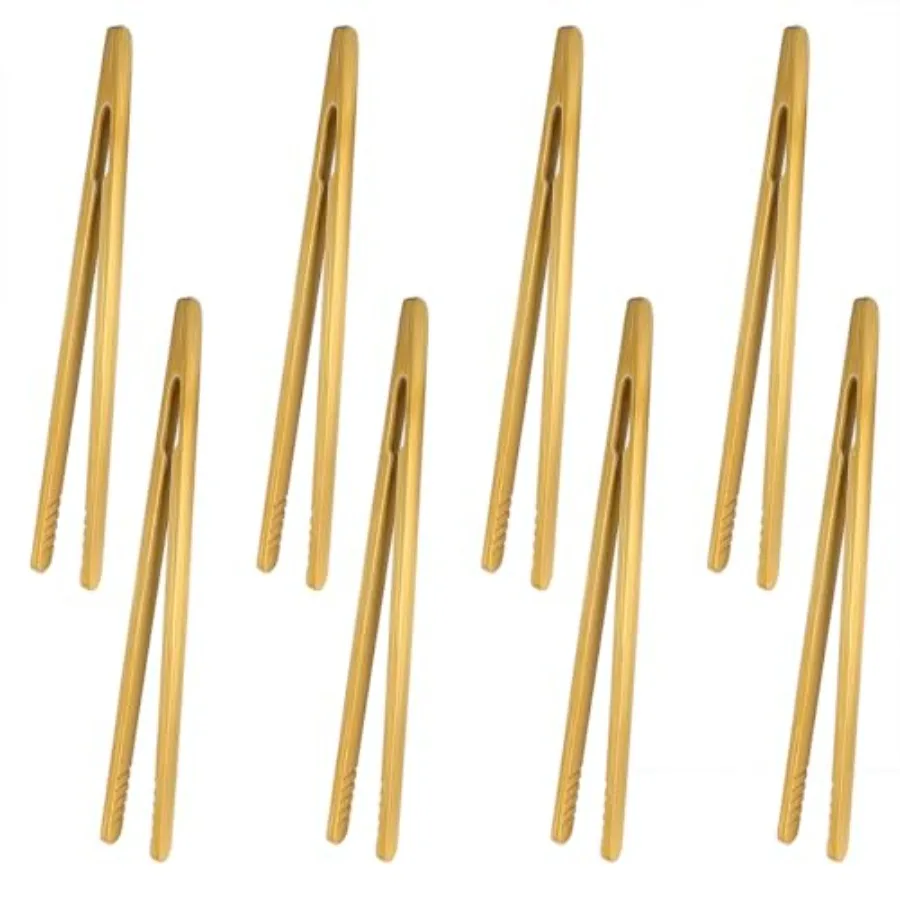 8 Pcs Bamboo Tongs …