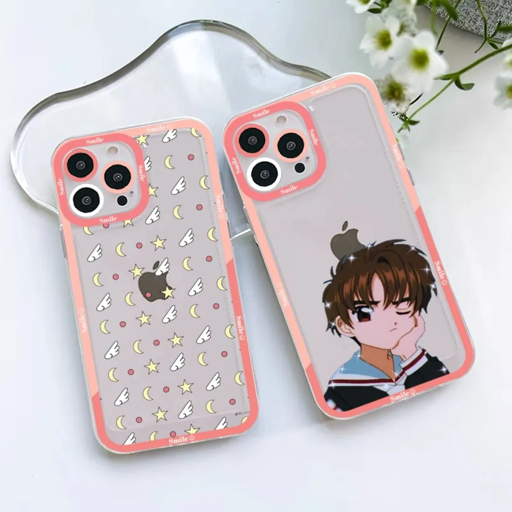 CardCaptor Sakura Anime Phone Case For Samsung S 20 21 22 23 Lite Plus Ultra Clear Mobile Cover Funda