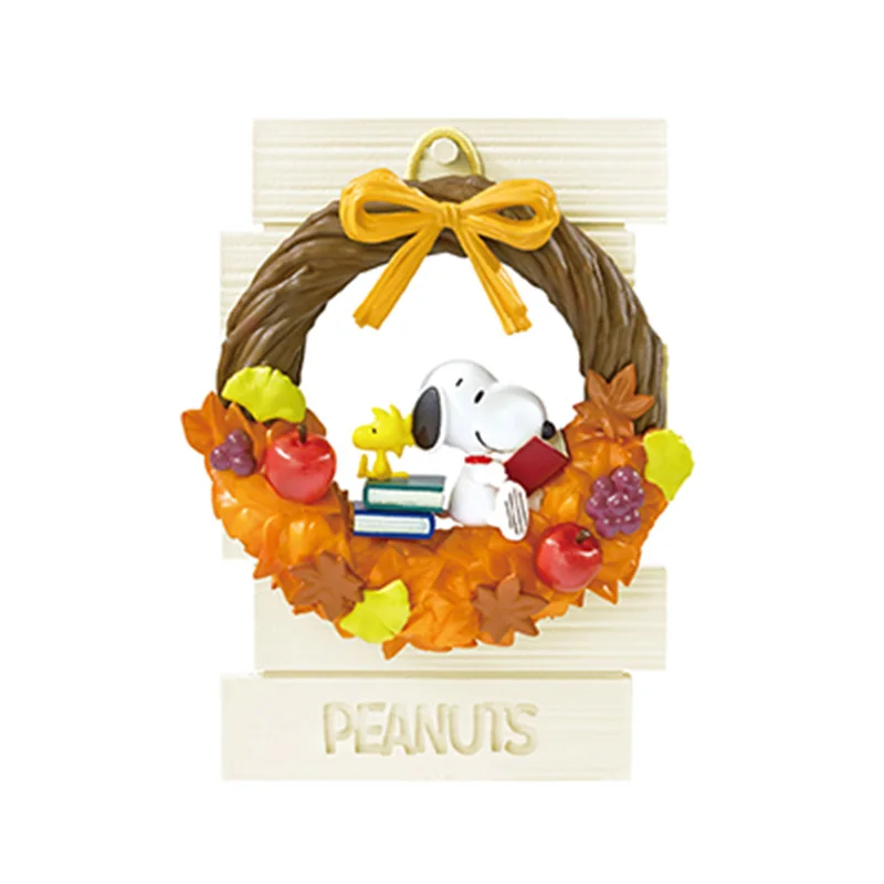 Re-Ment-colección Original de coronas de maní Snoopy, caja ciega de moda, regalos, modelo de juguete, figuras de Anime, adornos coleccionables, juguetes sorpresa