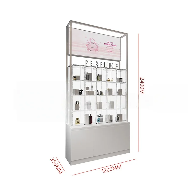 custom.Cheap Price High Quality Custom Made Store Showcase Customized Display Stand Perfume Shop