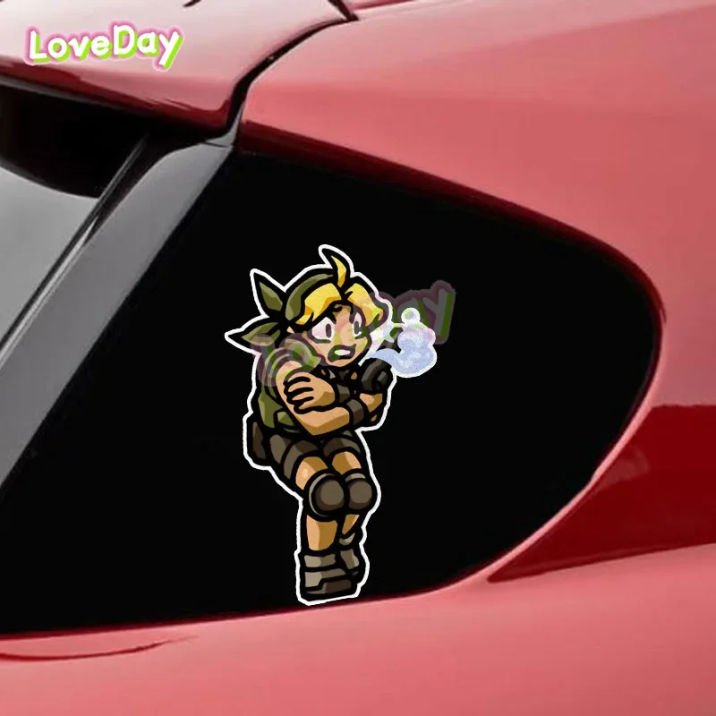 Metal Gear Slug Game Stickers Cartoon Car Stickers Sunscreen Waterproof Auto Styling Decals Surfboard Laptop Decor