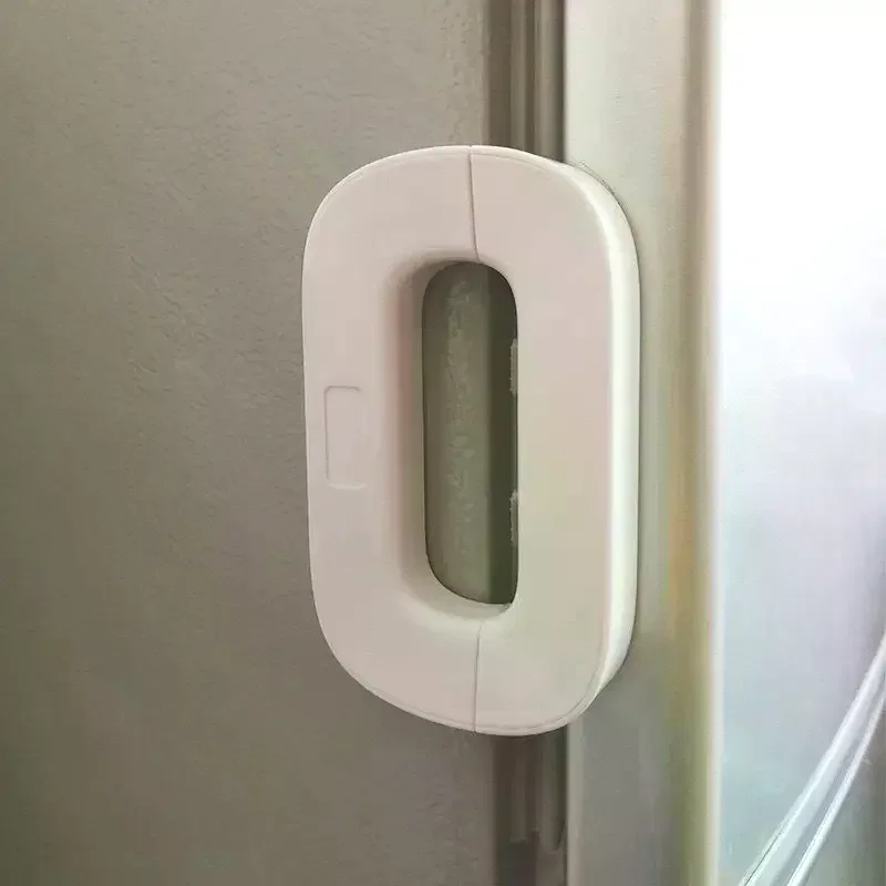 Refrigerator Lock Freezer Door Lock Toddler Children Cabinet Safety Lock Security Latch Anti-pinching Safety For Baby Household