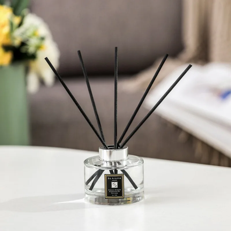 120ml Aromatic Reed Diffuser Lime Basil Home Perfume Fireless Aromatherapy Diffuser for Bedroom France Home Fragrance Decoration