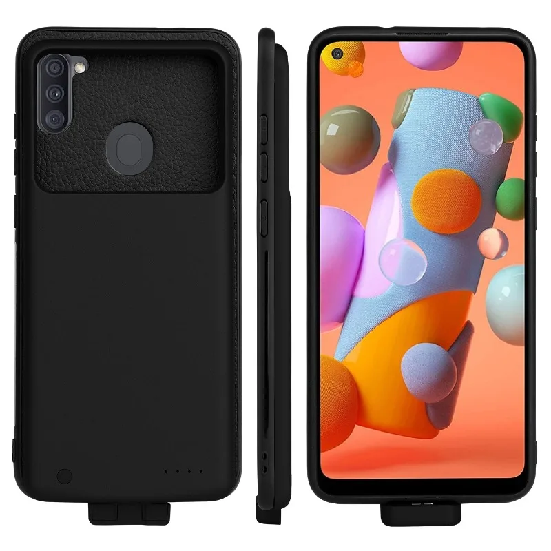 5000mAh for Samsung A02s A12 Back Clip Battery Wireless Power Bank Mobile Phone Case Power Bank