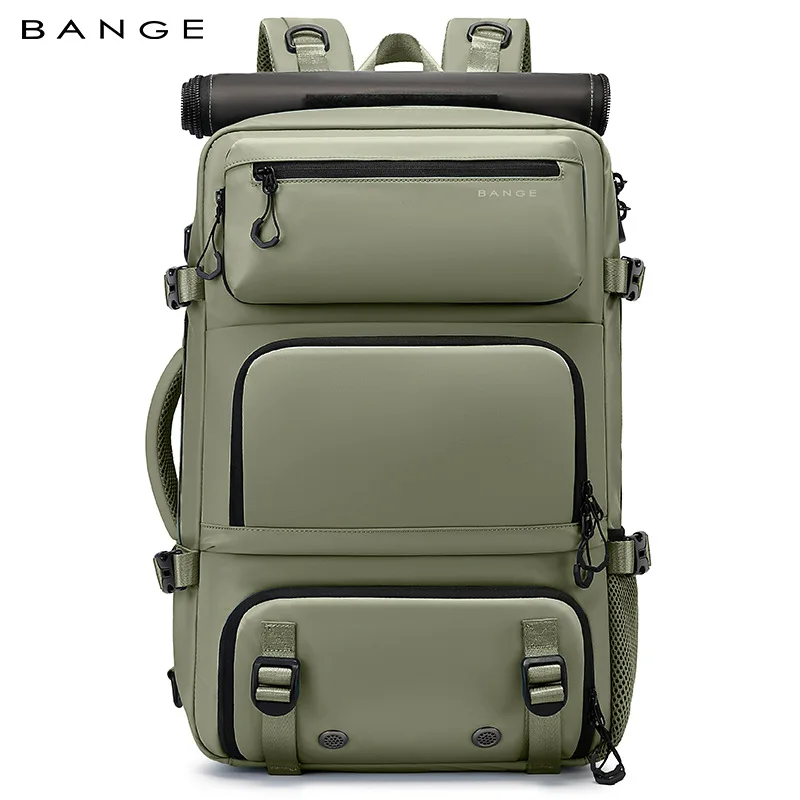 Bange 16 inch Laptop Backpack vacuum compression Backpack Business Large Capacity school Backpack expand outdoor backpack